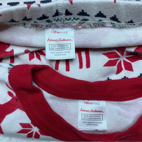 Hanna Andresson Kids Holiday Long John Pajama Set - Picture 8 of 10